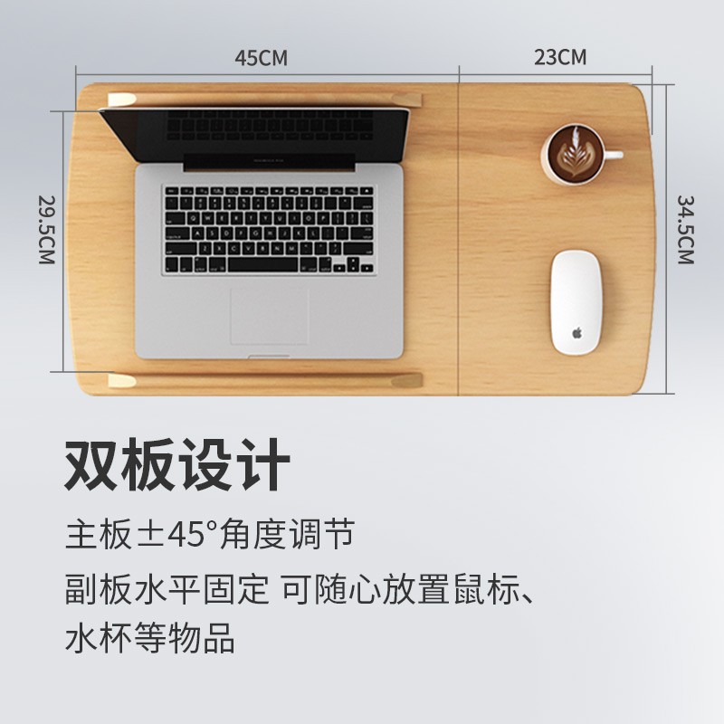 床边升降桌可移动办公小桌带轮沙发边懒人笔记本电脑桌子床上书桌