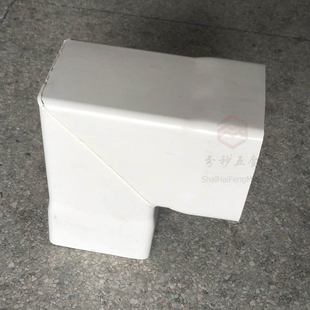 200*100*150PVC方管90度弯头方形下水管落水雨水管45平弯直角弯