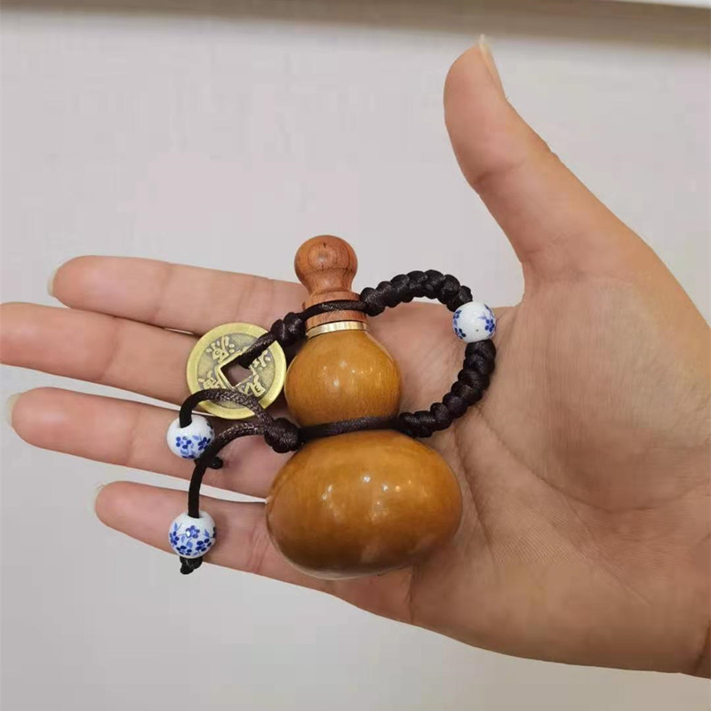天然开口葫芦装酒葫芦摆件装水葫芦挂件随身户外携带家居客厅酒壶
