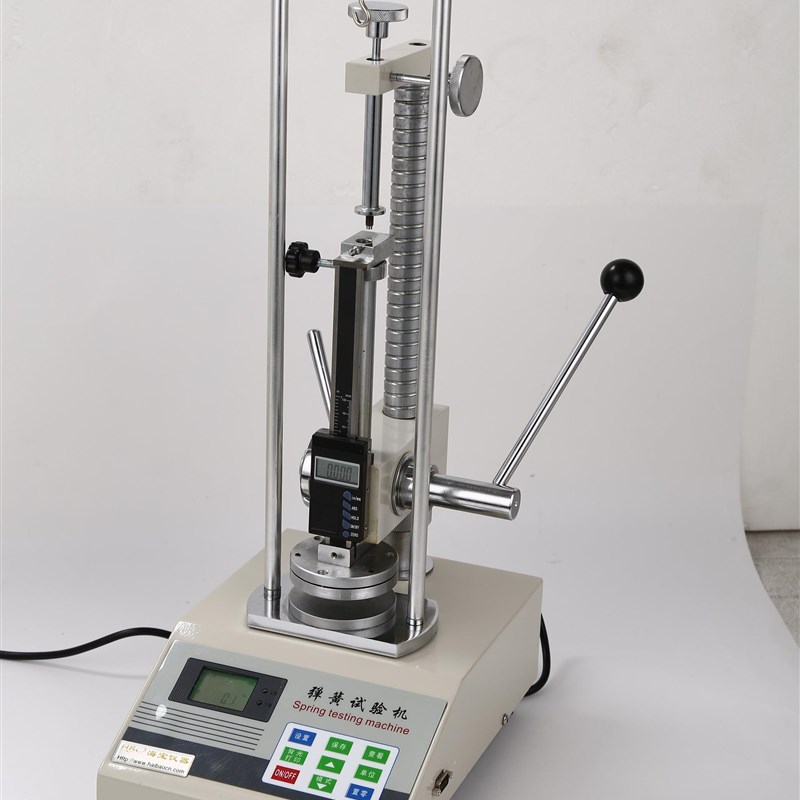 海宝电子数显弹簧拉压试验机HT-300P-500P带微型打印机拉伸压错