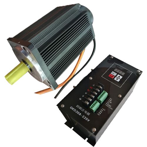 130无刷直流电机 3KW 310V 3000转 130无刷电机套装驱动器 10N.m