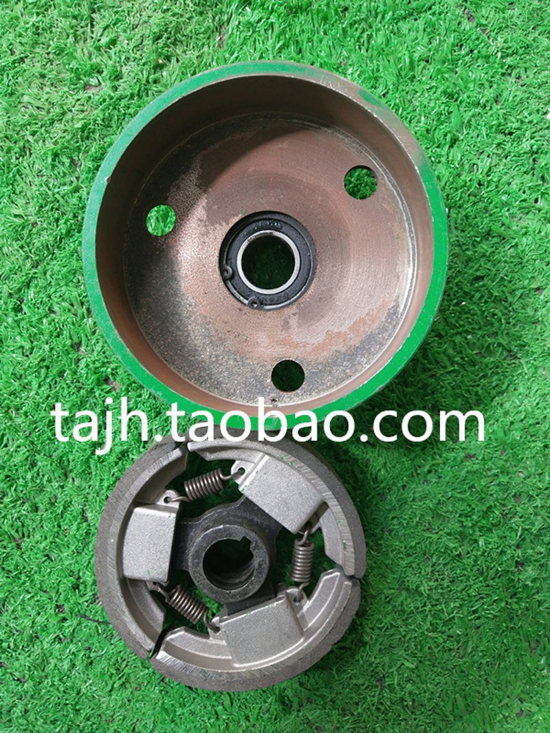 170汽油机发动机皮带轮离合器卡丁车挖坑机地钻打坑机皮带轮离合