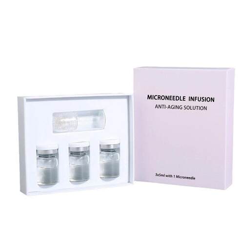 跨境Microneedle serum微针精华液套盒 保湿抗皱紧致微针精华液