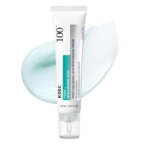 KOEC透明质酸100+PDRN深层保湿面霜50g跨境亚马逊tk爆款HA保湿霜