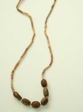 米马独家 距今 3000 年古陶土古珠沉香项链