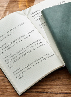 A5方格纸网格本笔记本子格子超厚复古记录大学生画画手绘像素加厚