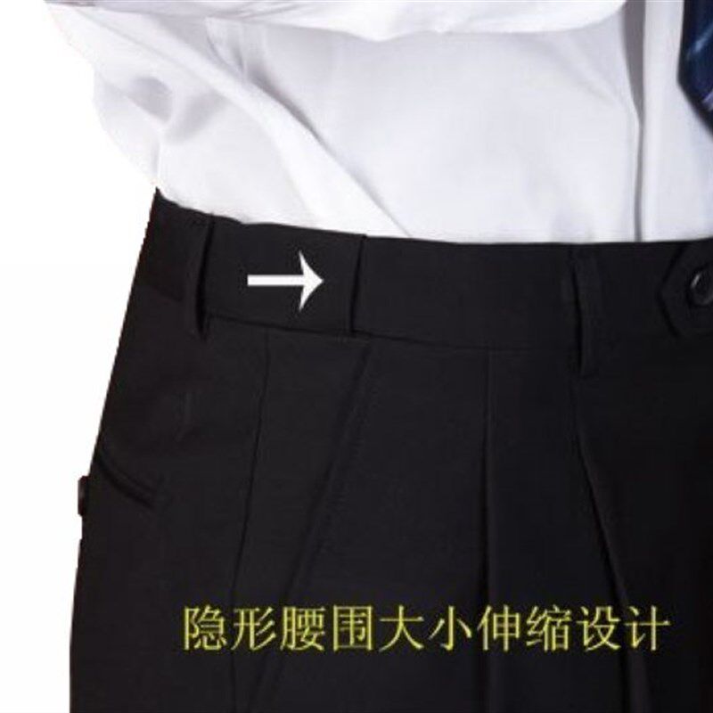 男士职业西装套装裤装工作制服商务纯黑深蓝色两粒扣三扣西服套装