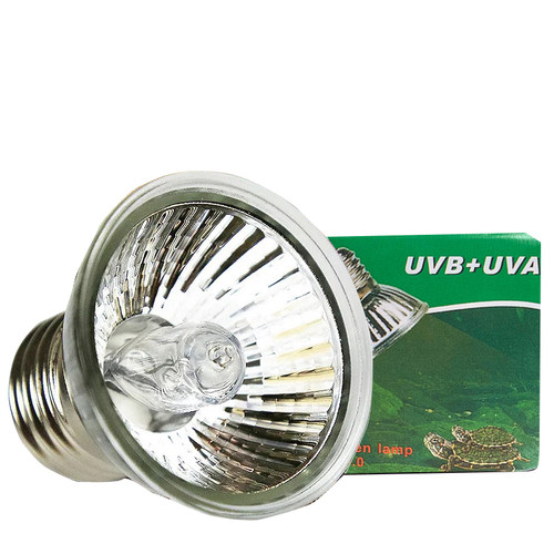 爬虫箱乌龟缸UVB3.0灯加温灯太阳灯龟箱水龟加热灯晒背灯25W-75W