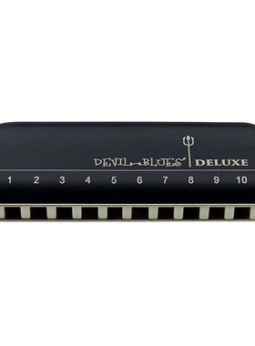 入门Devil Blues 10十孔口琴成人初学 蓝调布鲁斯口琴DB 演奏乐器