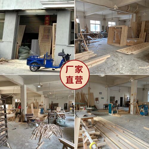 仿古门窗实木花格东阳雕花屏风隔断栅栏挂落火锅定制中式隔断镂空