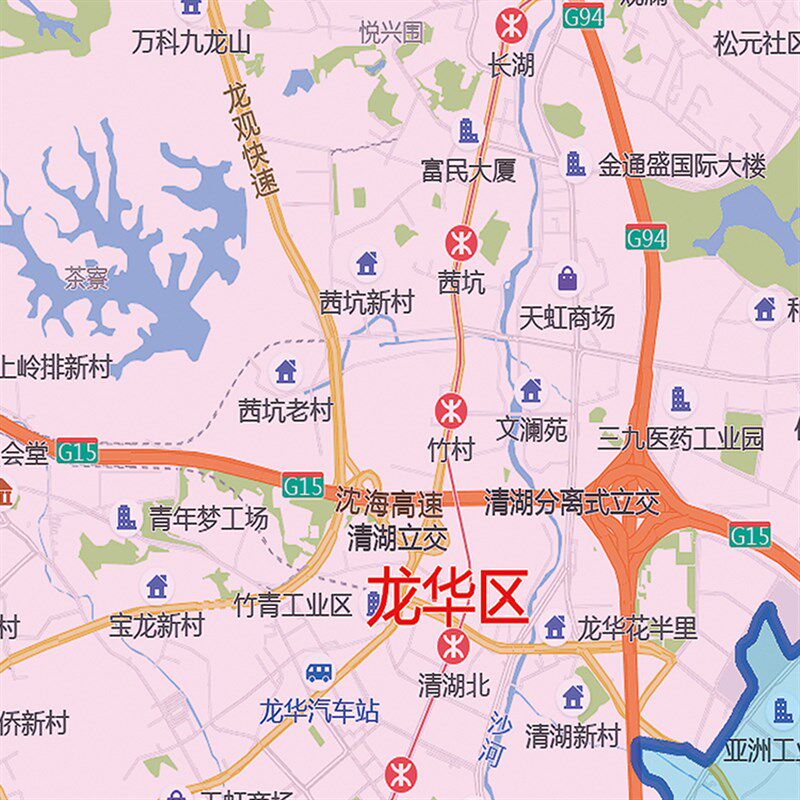 2025新款深圳市地图客厅办公室挂图高清防水墙壁装饰实物推荐定制