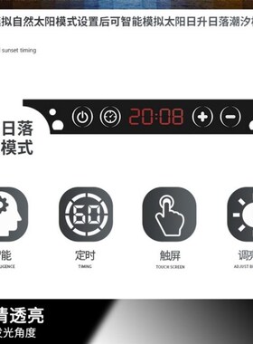 VLEN新款C-WRGB全光谱专业防水水草灯定时开关日出日落水陆支架灯