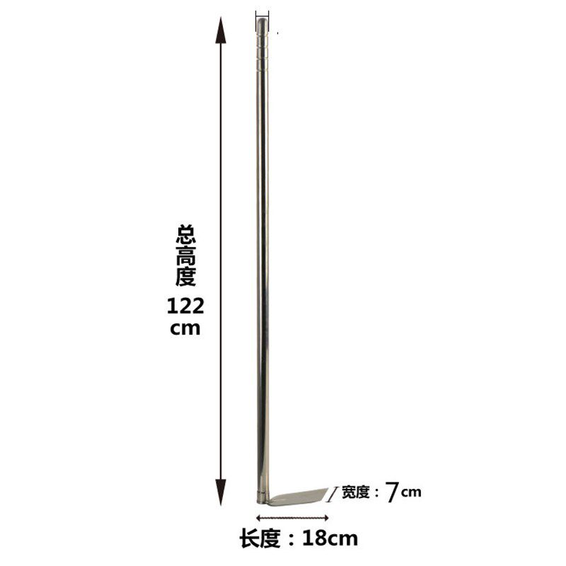 潘易不锈钢大锄头 园艺用长锄头 菜园开垦锄头 PG122不锈钢锄头