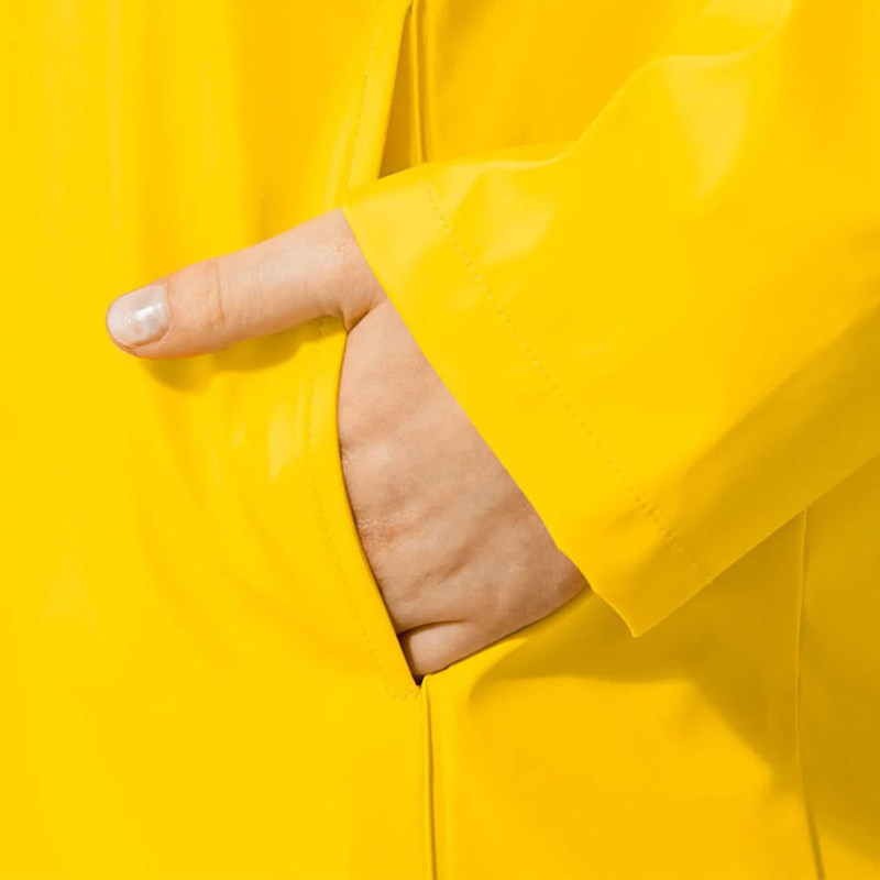 雨衣中长款全身防雨女士单人成人黄色环保透气风衣徒步旅游雨披
