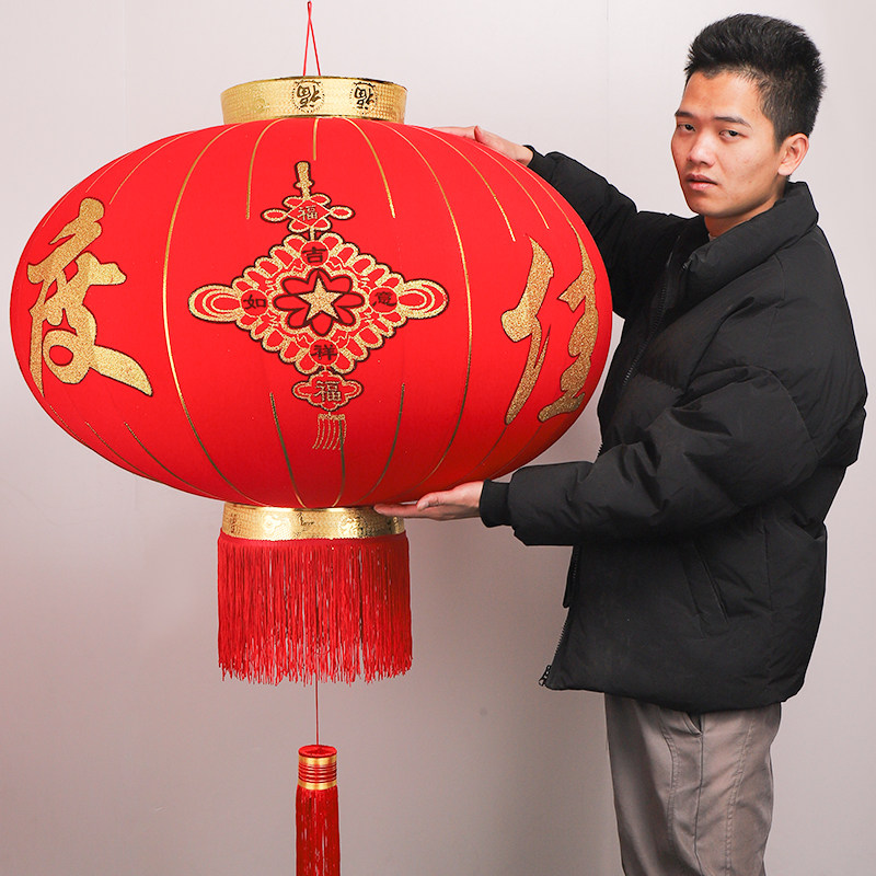 新年灯笼150欢度佳节灯笼装饰户外防水春节装饰过年酒店大门吊灯