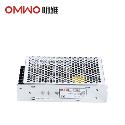 T-60A +5V5.0A+12V2.5A-5V0.5A三组输出明维工业控制直流开关电源
