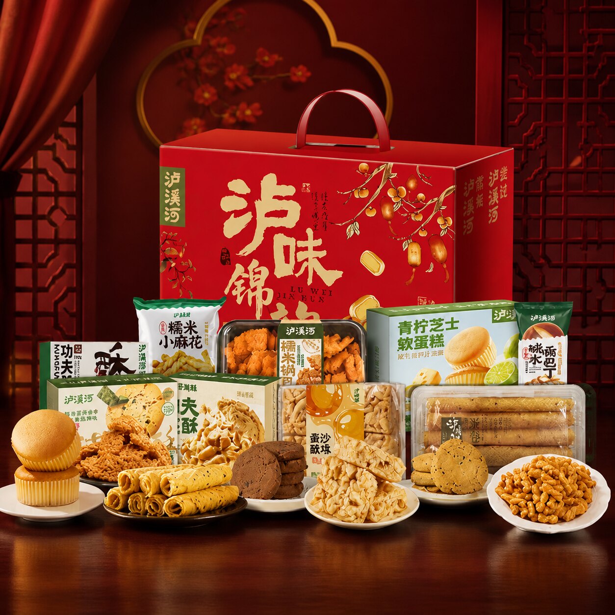 泸溪核桃酥糕点礼盒1453g送礼图片