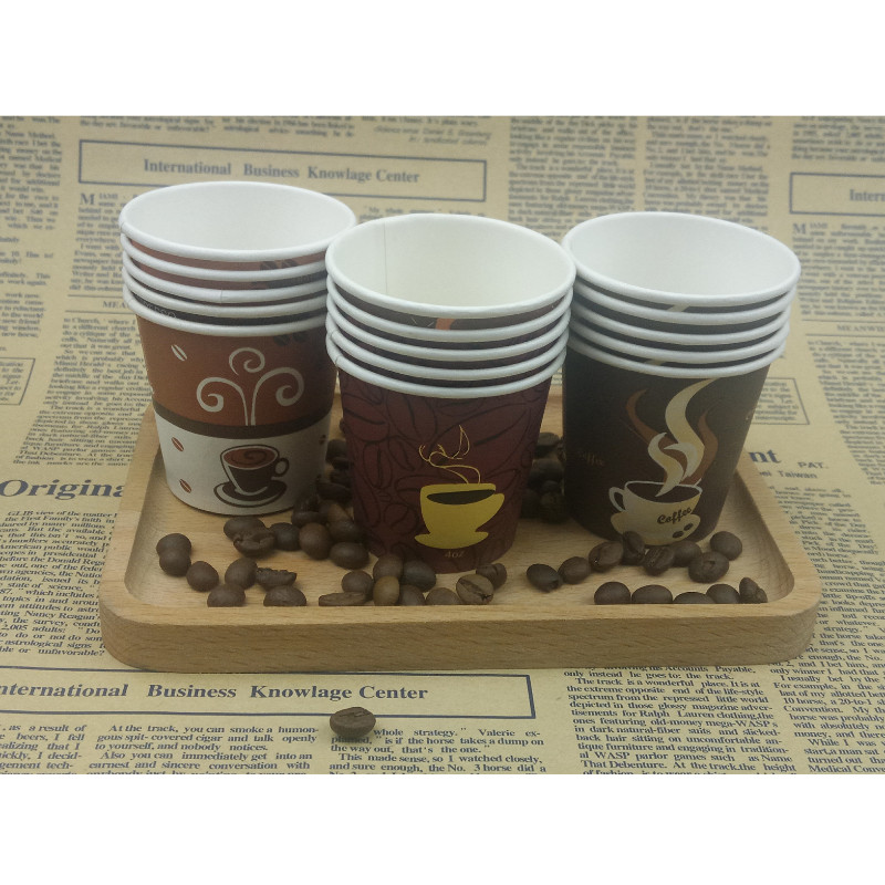一次性4盎司100毫升品尝试饮试喝咖啡一口纸杯品茶酒加厚杯定制