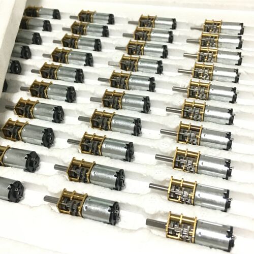 JGA12-N20直流减速电机1:1000大速比低转速小马达3V6V12V大扭力