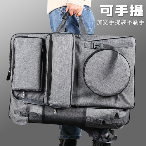 画袋美术袋艺考画包素描画板包成人写生大容量帆布画包多功能双肩