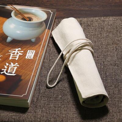 香道用品用具工具纯麻收纳布袋包便携打香篆七件套装灰压香铲香勺