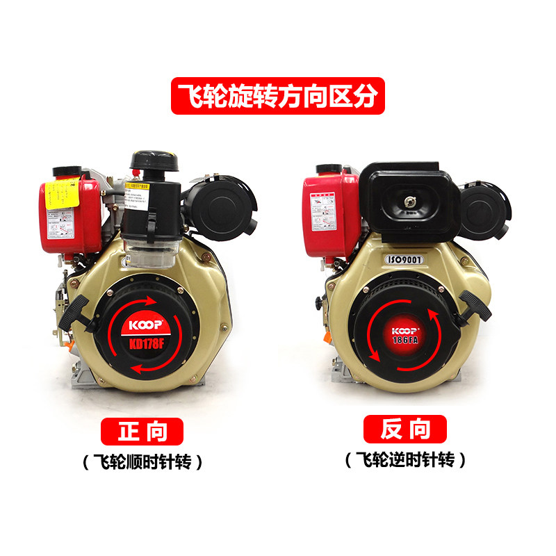 凯马 合盛 刚毅170178F 186188192F风冷柴油机微耕机 手摇启动器