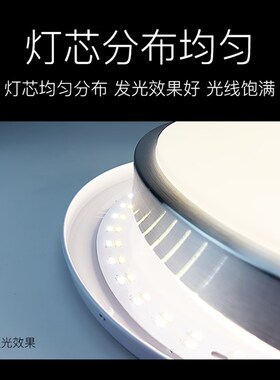 LED吸顶灯吊扇灯圆形改造灯板三色变光替换灯芯卧室磁吸灯片光源