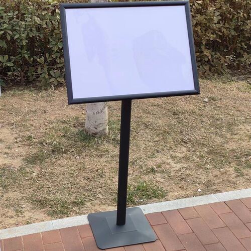 指示牌引路牌立式水牌告示牌A3金色展示架酒店导向牌A4立牌展示牌