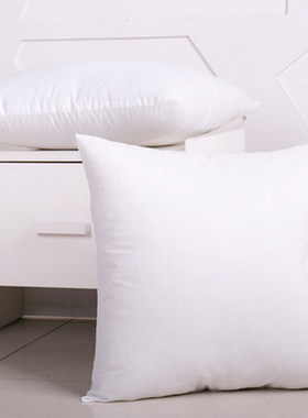 棉布布皮枕芯450G中空纤维棉 十字绣抱枕枕芯45*45CM 50-50cm