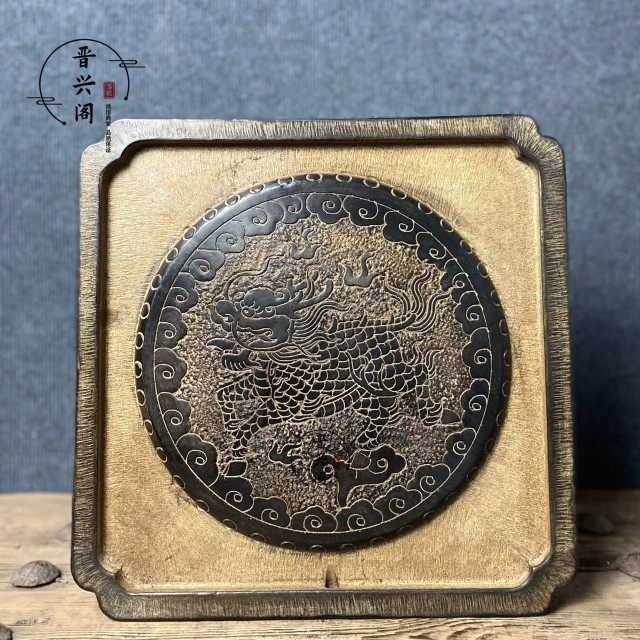 天然青石仿古石雕茶盘茶台茶几茶桌茶海茶空间中式古典复古陈设