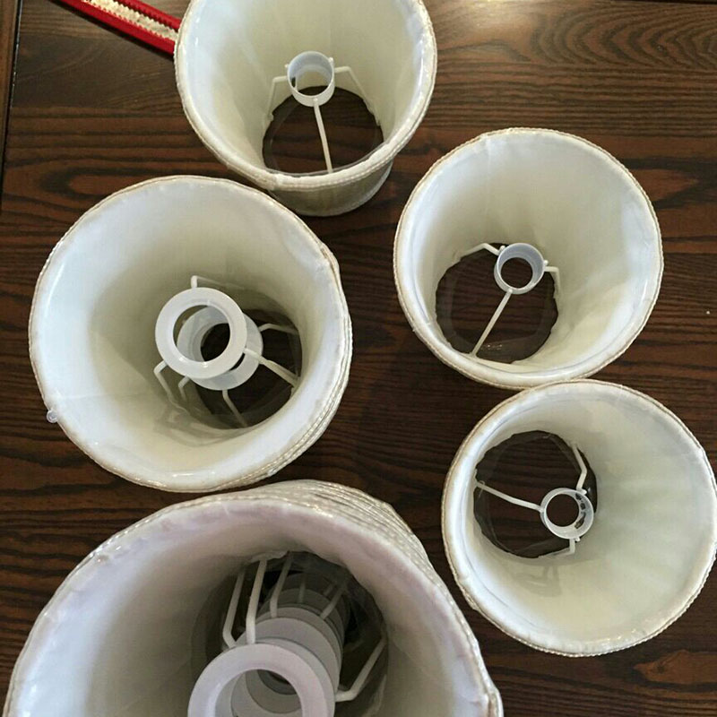 美欧式布艺灯罩粉色台落地灯大小号圆形卧室书房床头酒店直播宾馆