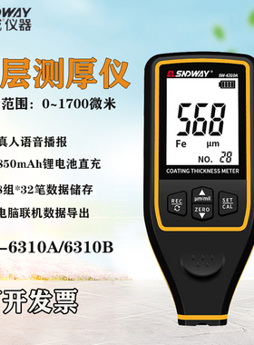 深达威SW-6310A/SW-6310B涂层测厚仪高精度漆膜仪汽车漆面检测仪