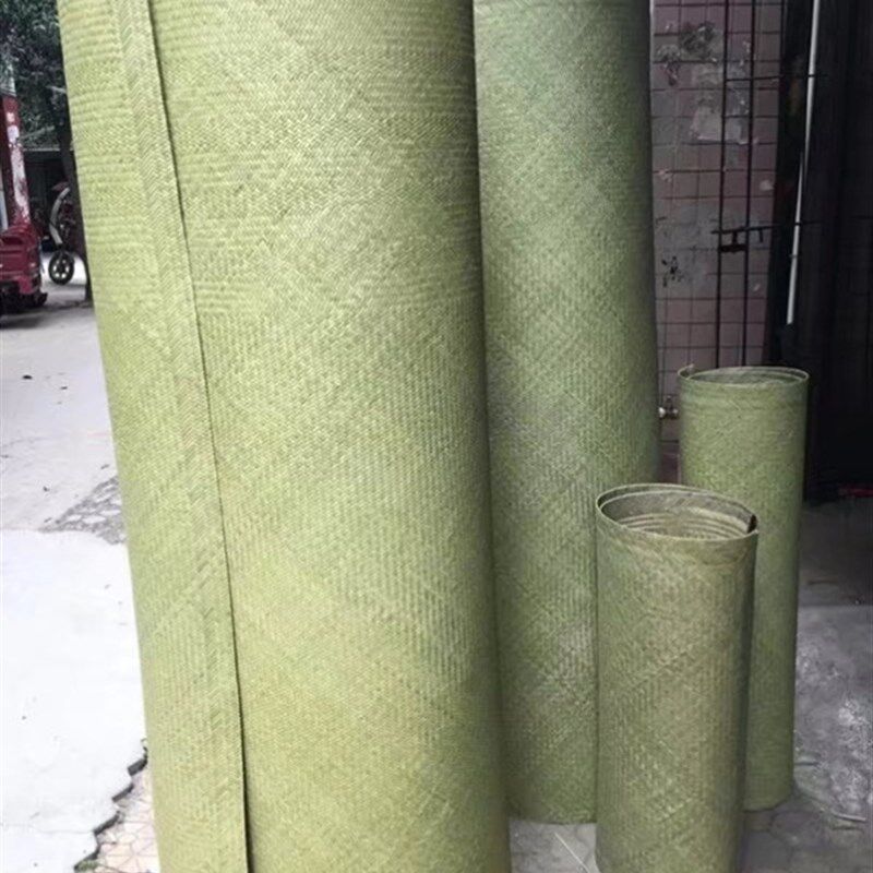 手编竹席天然水竹席子手工编制老式篾席天然竹编凉席舒席头层青蔑