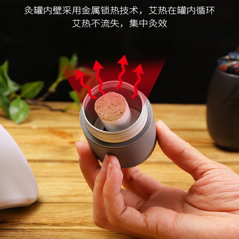 富贵包颈椎艾灸盒艾灸贴艾条艾草随身灸家用颈部热敷按摩器便携式