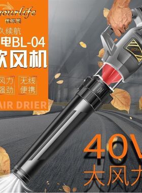 德国进口吹风机手提大功率锂电40V电动树叶大风力充电除尘清扫马