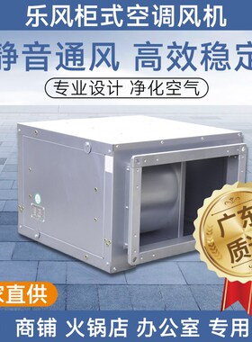 乐风风箱式风柜离心风机静音大风量新风系统管道强力排风机风柜