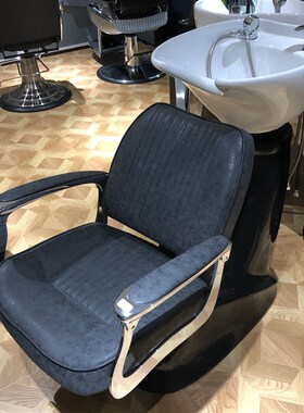 雅龙高端坐式理发洗头床理发店专用陶瓷深盆床高档冲水坐式洗头床