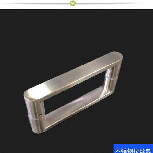 304不锈钢浴管对装拉手淋方房店孔办公室玻璃门把手铺距160&275mm
