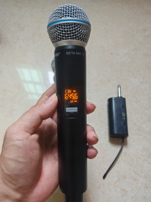 Shuer/舒BETA58A便携式无线麦克风直播演出家用K歌KTV话筒