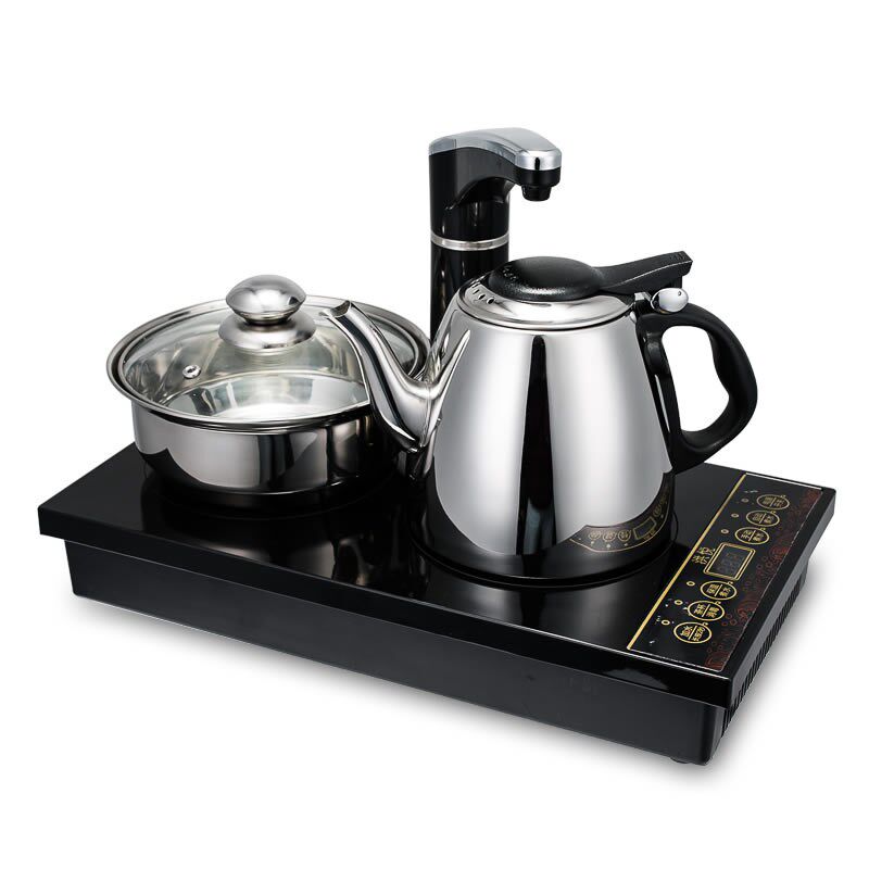 茶壶电磁茶炉 茶道平板电磁炉功夫茶具烧水盘三合动自一上水泡茶