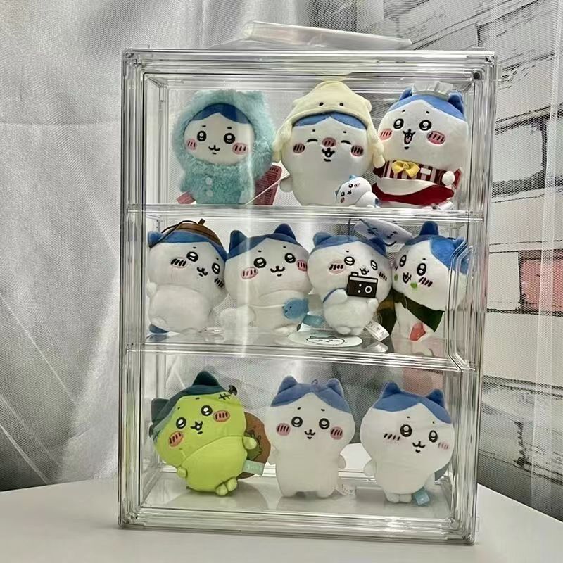 chiika纳a乌萨奇公仔展示盒棉花娃娃收w明透盒吉伊卡哇玩偶展示柜