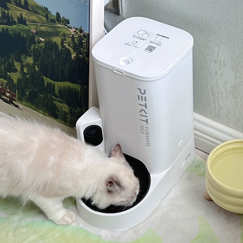 小佩智能可视版喂食器双仓自动投食机定时自助出粮猫食盆宠物用品