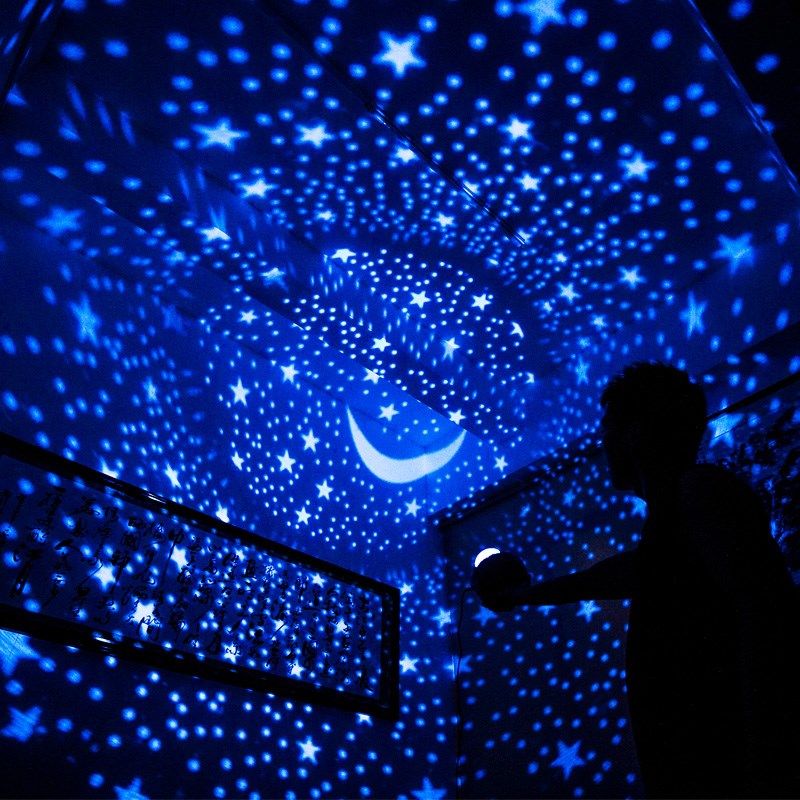 可爱恐龙投影灯生日氛围灯卧室满天星空灯儿童生日礼物圣诞节礼品