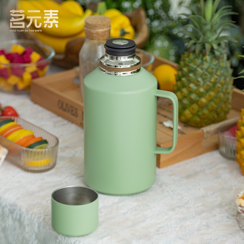 茗元素小钢炮保温壶家用焖茶壶316不锈钢闷泡壶焖烧保温户外水壶