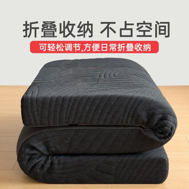 打地铺神器家用可折叠海绵床垫榻榻米软垫单人地上睡觉专用防潮垫
