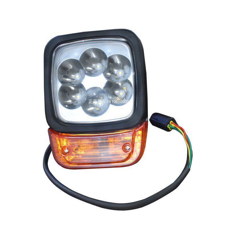 叉车配件组合大灯LED前照灯转向灯总成照明灯前小灯工作灯12-24V