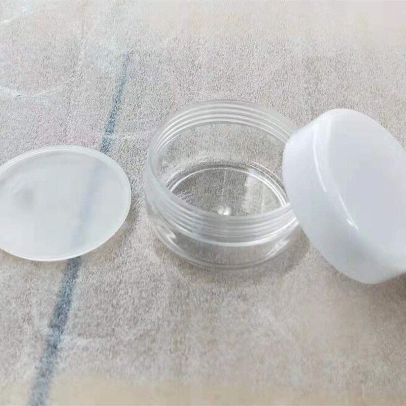 20g带内盖膏盒化妆品盒面霜盒小药盒旅行护肤品分装瓶膏霜塑料瓶