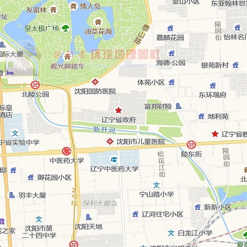 超大巨幅 沈阳市区地图订制定做 城市城区海报2025新版装饰画芯