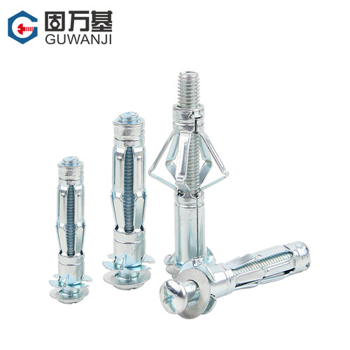 空心砖专用膨胀螺栓飞机石膏板膨胀螺丝中空壁虎管膨胀钉M4M5M6M8