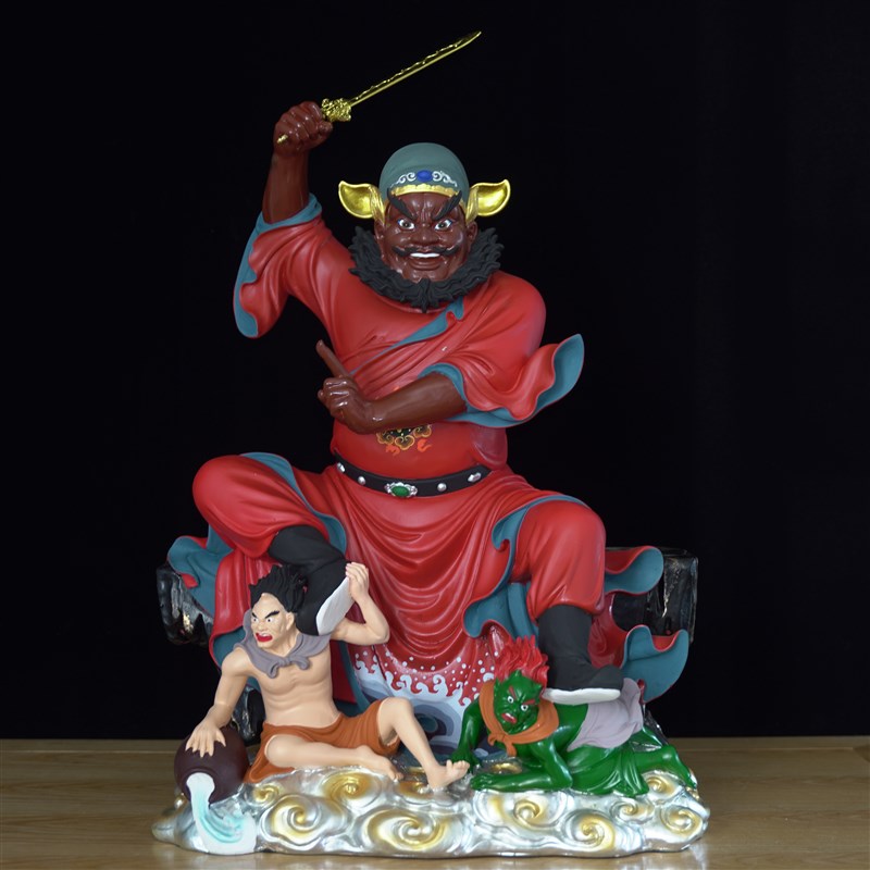 钟馗祖师爷门神终南山赐福镇宅圣君神像家用供奉摆件道家俗神除灾图片